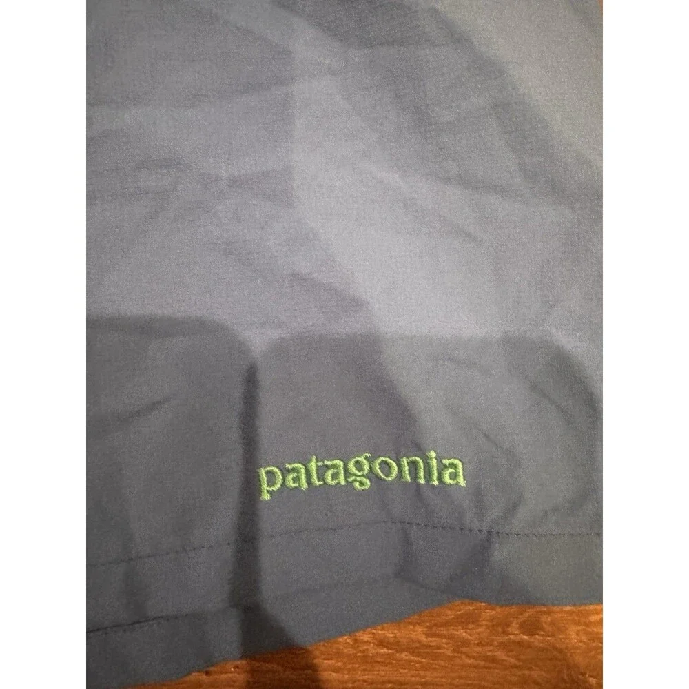 Patagonia Men's Swim Trunks Shorts, Blue, Adjustable Strap, XS, Front Zip Pocket